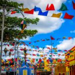 bandeiras balões festa junina folclore