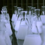 química e futebol vidro branco laboratório