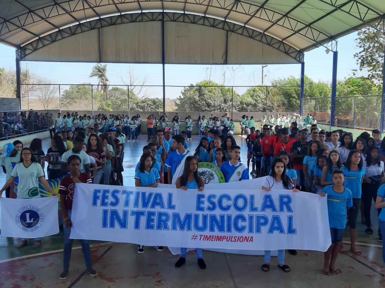 Festival de Esportes na modalidade de voleibol no Colégio Pio XII. - FEEMG  - Federação de Esportes Estudantis de Minas Gerais