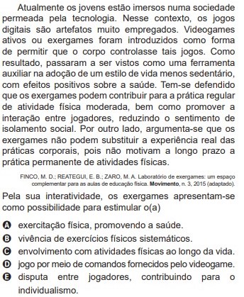 Jogos - Educação Física Enem