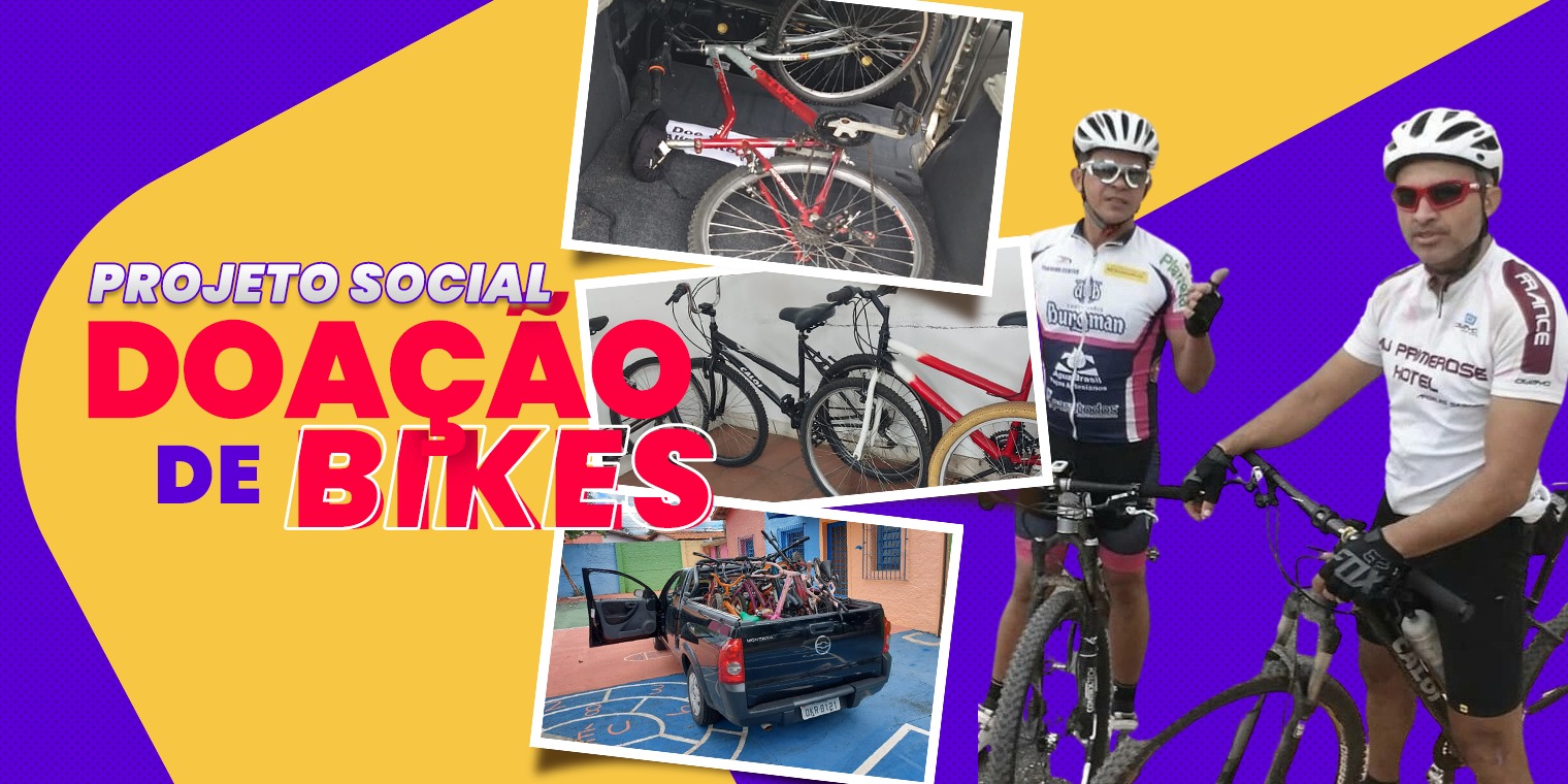projete social doação bicicletas